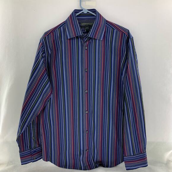 Banana Republic Multicolored Striped Button Down Shirt - Picture 1 of 7